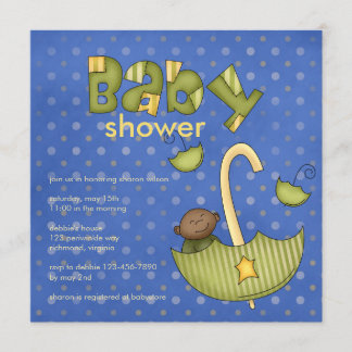 Joy-Paket: Grün:Kinderdusche Einladung