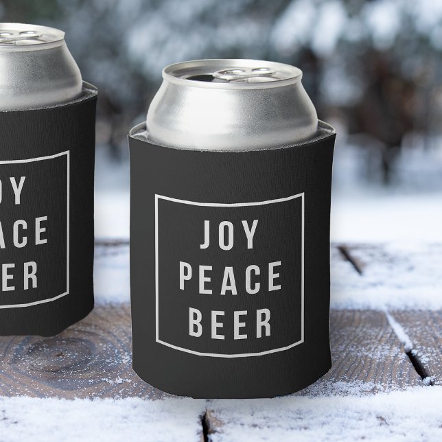 Joy Peace Beer | Funny Holiday Dosenkühler (Von Creator hochgeladen)