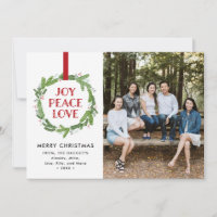 Joy Peace Liebe Wreath