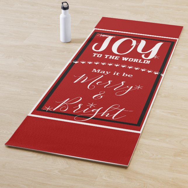 Joy Peace Red Yogamatte (Beispiel)