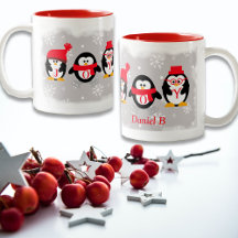JOY Penguins Weihnachts-Individuelle Name