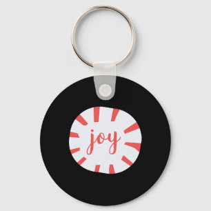 Joy - Peppermint Weihnachten Schlüsselanhänger