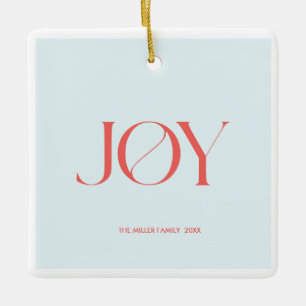 Joy   Personalisierte Weihnachtsschmuck