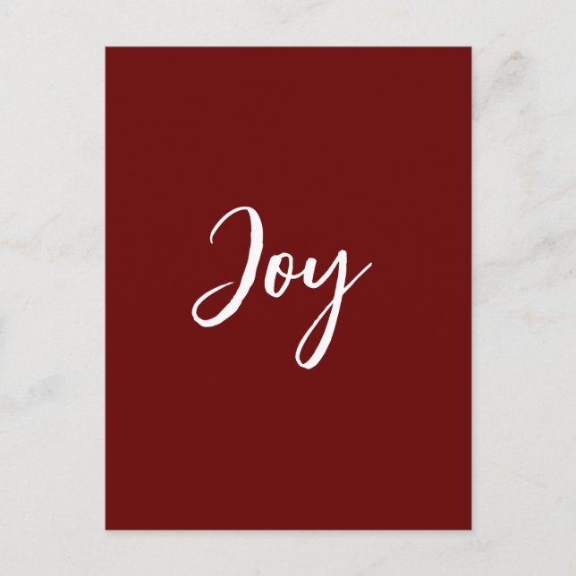 Joy Post Card Postkarte (Vorderseite)
