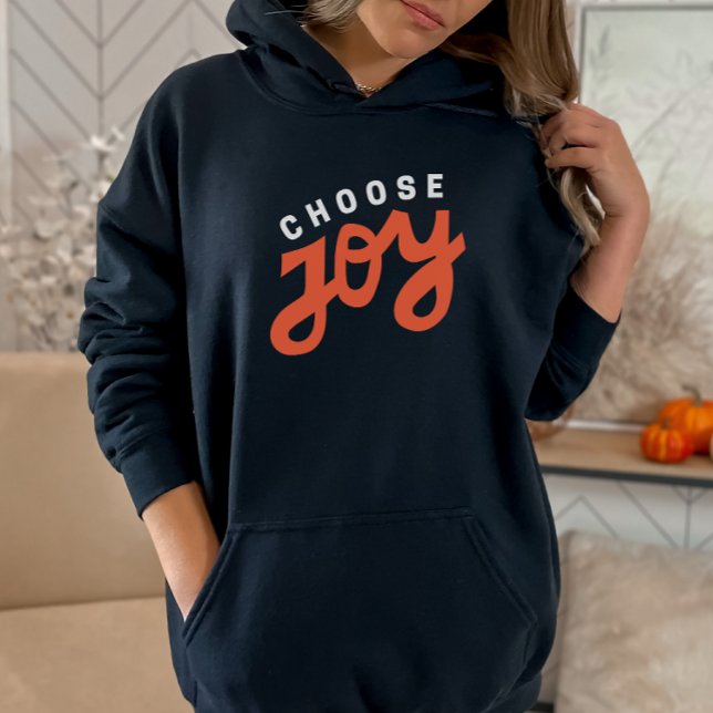 Joy Retro Athletic Flair Christlich Womens Hoodie (Von Creator hochgeladen)