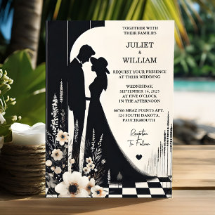 Joy Retro Boho Studio Creative Illustriert Wedding Einladung