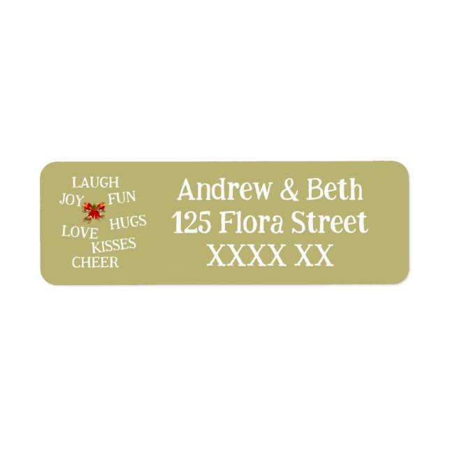 Joy-Return-Adressetikett (Vorne)