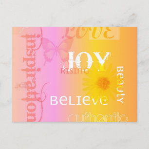 Joy Rising Pastel Postcard Postkarte