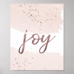 Joy   Rose Weihnachten Poster
