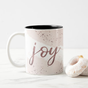 Joy   Rose Weihnachten Zweifarbige Tasse