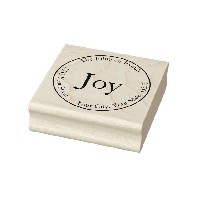 Joy Rücksendeadresse Gummistempel (Stempel)