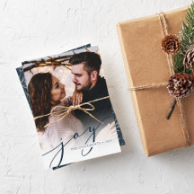 Joy Script | Elegante vertikale Weihnachten