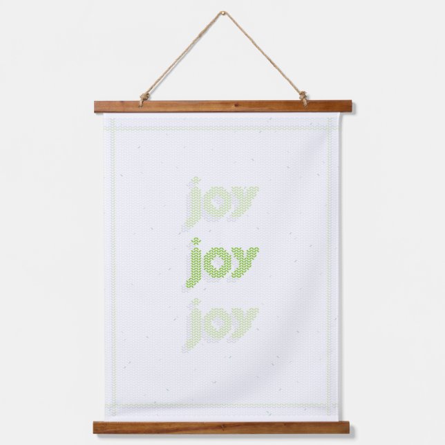 Joy Strick Wall Art Wandteppich Mit Holzrahmen (Vorderseite)