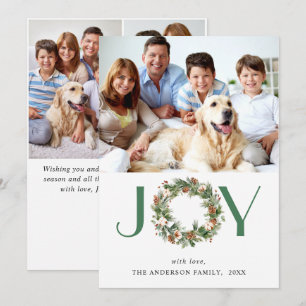 JOY Tannenzapfen Tannen Kranz Weihnachten 4 FOTO