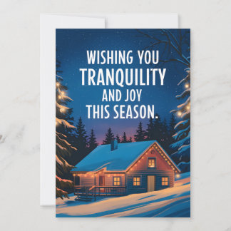 Joy The Season - Weihnachtskarte Feiertagskarte