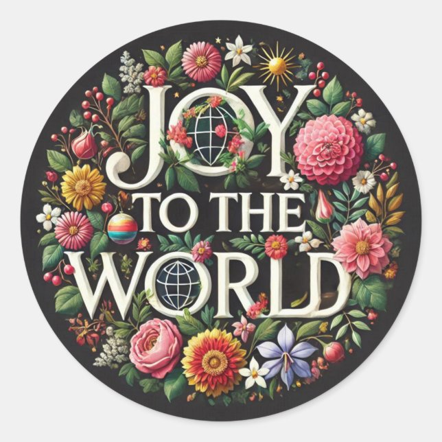 JOY the World Stickers (Vorderseite)