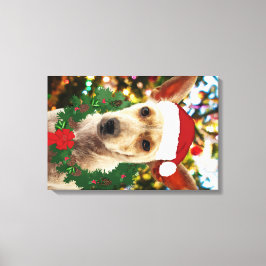 Joy to the Puppy Leinwanddruck