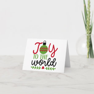 Joy to the World Card Karte