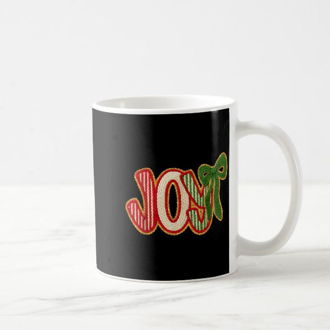 Joy To The World Crochet Jesus Christian Holiday C Kaffeetasse (Rechts)