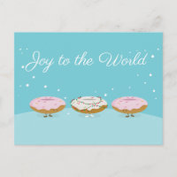Joy to the World Donuts | Postkarte