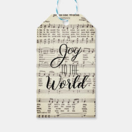 Joy to the World Gift Tags Geschenkanhänger