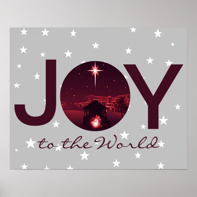 Joy to the World Nativity Poster (Vorne)