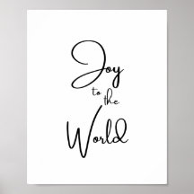 Joy to the World Poster