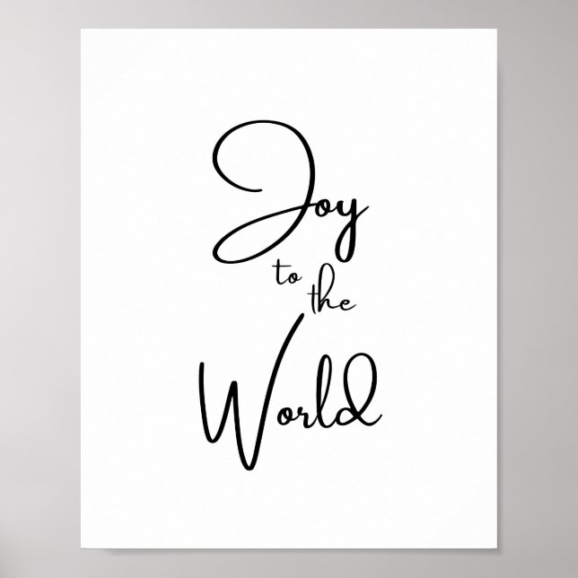 Joy to the World Poster (Vorne)