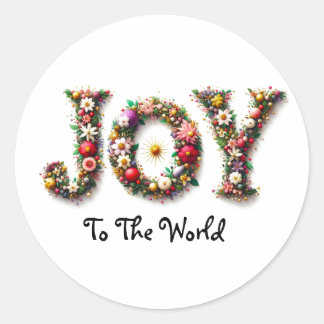 JOY to World Stickers
