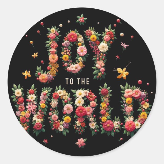 JOY to World Stickers (Vorderseite)