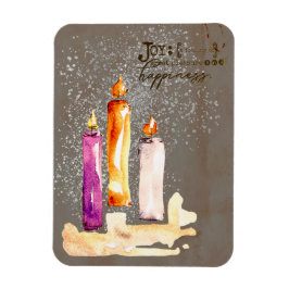 Joy! Trio di Candles Magnet