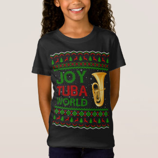 Joy Tuba World Music Lover Xmas Geschenk Ugly Tuba T-Shirt