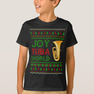 Joy Tuba World Music Lover Xmas Geschenk Ugly Tuba T-Shirt