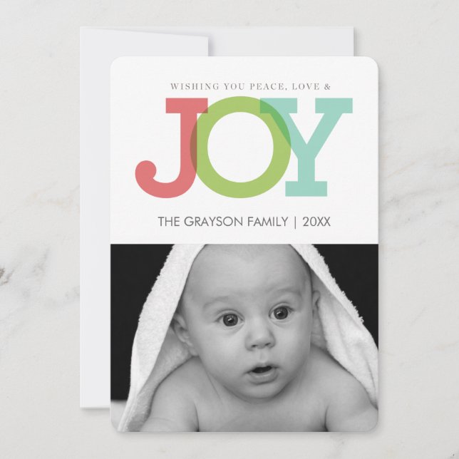 JOY-URLAUB-Fotokarte Feiertagskarte (Vorderseite)