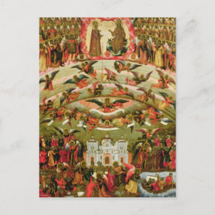 Joy von allen, die Sorrow Jungfrau, 1707 Postkarte