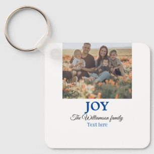Joy Weihnachten Familienname Foto Urlaubspakete Schlüsselanhänger