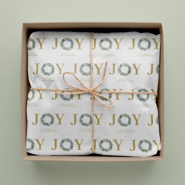 "Joy" Weihnachtsfeier Seidenpapier (Von Creator hochgeladen)