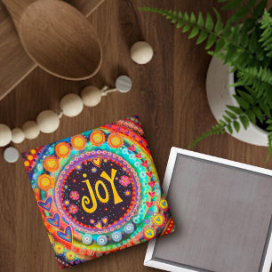 Joy Whimsical Colorful Inspiration Fun Trendy Magnet