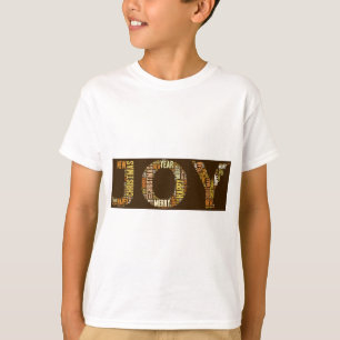 JOY WordcloY Christmas T-Shirt