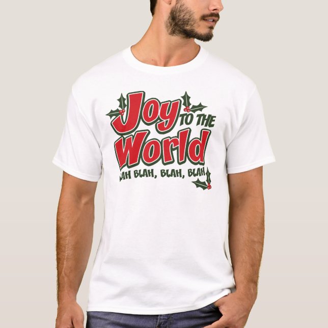 Joy World Blah Blah unisex T - Shirt (hell) (Vorderseite)