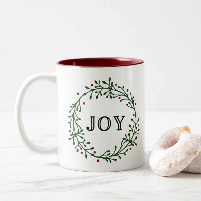 Joy Zweifarbige Tasse (Mit Donut)