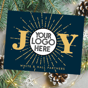 Joybusiness Logo Weihnachtsfeiertag Snowflake Postkarte
