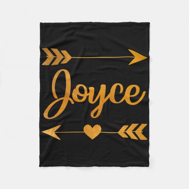 Joyce Personalisiert Name Funny Birthday Custom Ma Fleecedecke (Vorderseite)