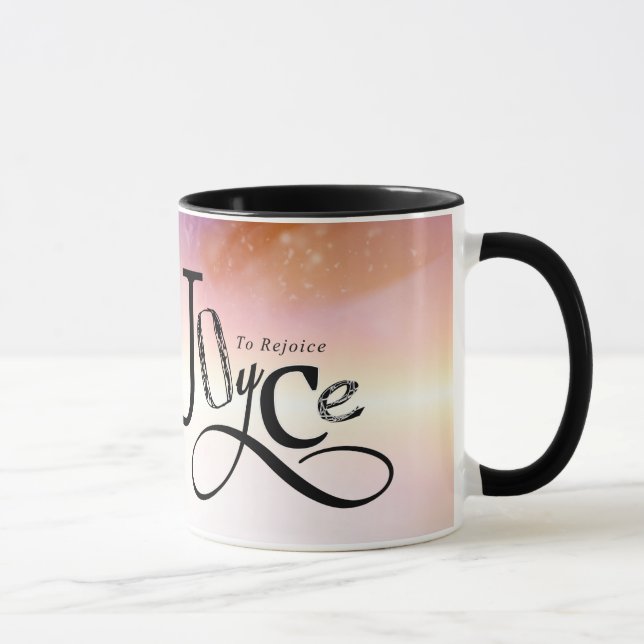 Joyce ", zum sich - des personalisierten tasse (Rechts)