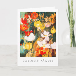 Joyeuses Pâques.Fine Art Oaster Cards, Französisch Feiertagskarte