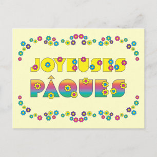 Joyeuses Pâques Postkarte