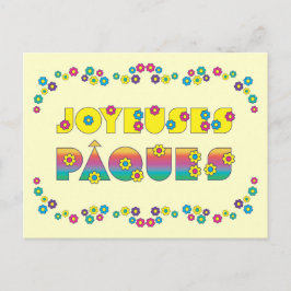 Joyeuses Pâques Postkarte