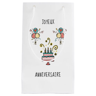 Joyeux Anniversaire | Happy Birthday Kleine Geschenktüte