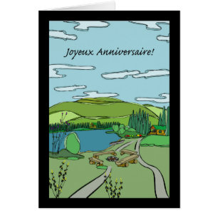 Joyeux Anniversaire! Kabinen durch den See,