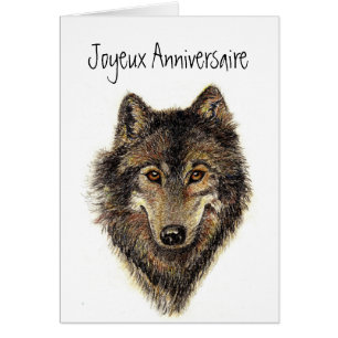 Joyeux anniversaire, Wolf, Wölfe, wild, Natur,